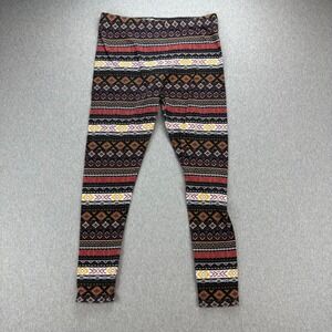 Wallflower Leggings Womens XL Tribal Aztec Stretch Cotton Blend Comfort Soft